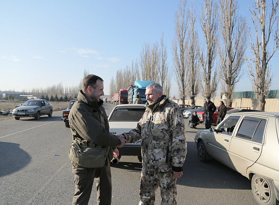 Визит Алексея Журавлёва на Донбасс, 27.02-01.03.2015