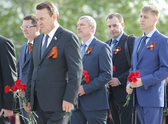 Визит российской делегации во главе с Рогозиным в ПМР, 9 мая 2014 г.