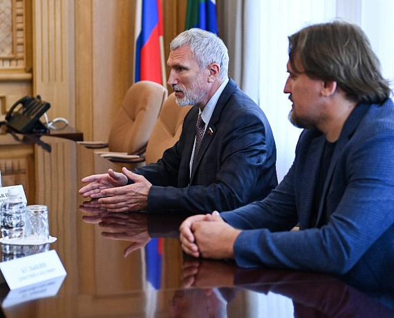 Алексей Журавлев встретился с врио губернатора Хабаровского края Михаилом Дегтяревым