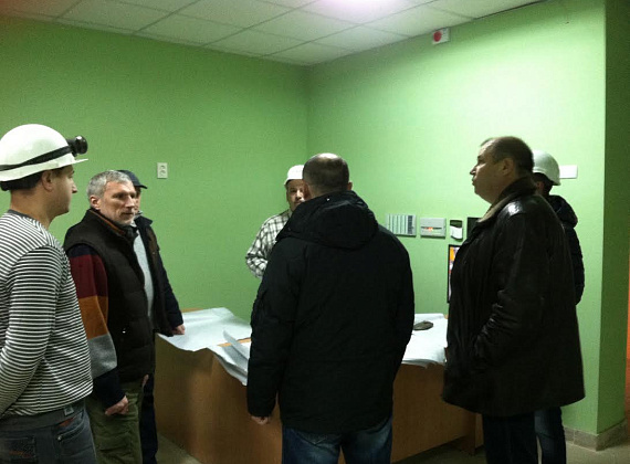 Алексей Журавлёв инспектирует строящиеся соцобъекты в ПМР, 04.01.2015 (часть 1)