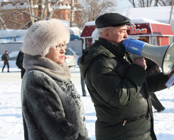 Алтайская "РОДИНА" организовала митинг в поддержку экс-мэра Горно-Алтайска