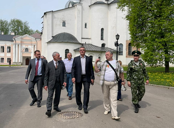 Рабочий визит Алексея Журавлева в Новгородскую область, 17.05.2021