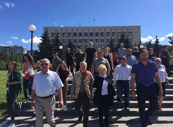 Рабочий визит Алексея Журавлёва в ЛНР, 11.06.2016