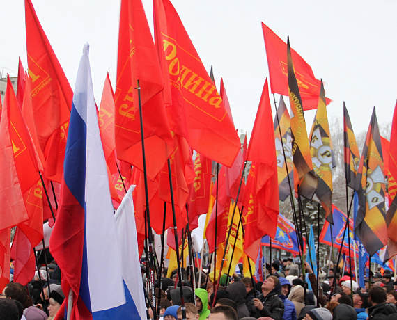 "РОДИНА" Самары вышла на митинг в поддержку Крыма