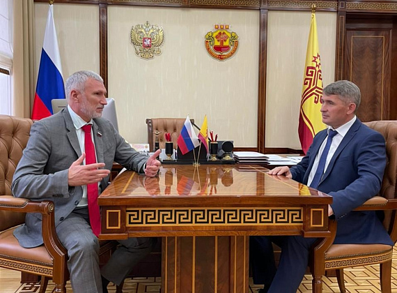 Рабочий визит Алексея Журавлева в Чувашскую Республику, 06.08.2021