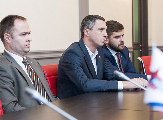 Встреча Алексея Журавлёва с руководством сербской партии "Двери", 02.10.2015