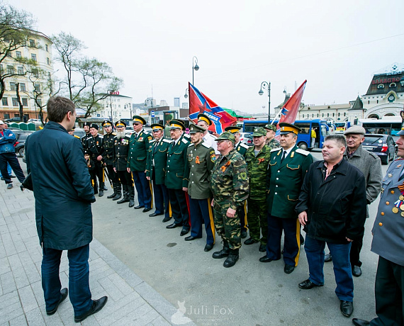 Приморские соратники приняли участие в торжественном митинге