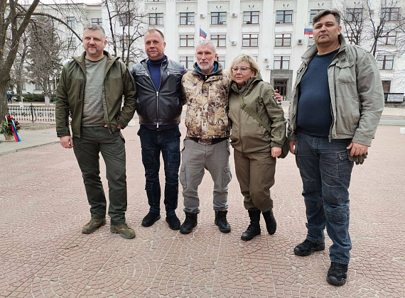 Алексей Журавлев в Луганске. Встреча с главой ЛНР Леонидом Пасечником (ЛНР, 29.03.2022)