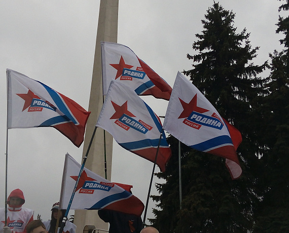 Соратники приняли участие в первомайском шествии в Ульяновске