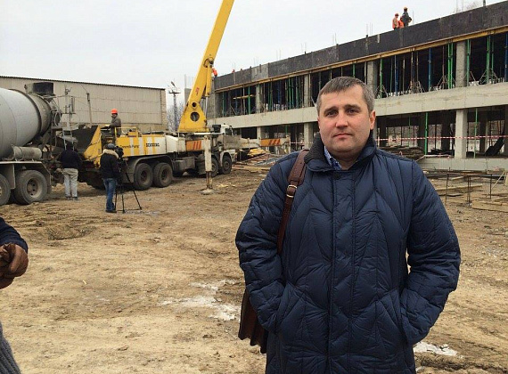 Алексей Журавлёв осмотрел стройплощадки соцобъектов в ПМР, 02.12.2014