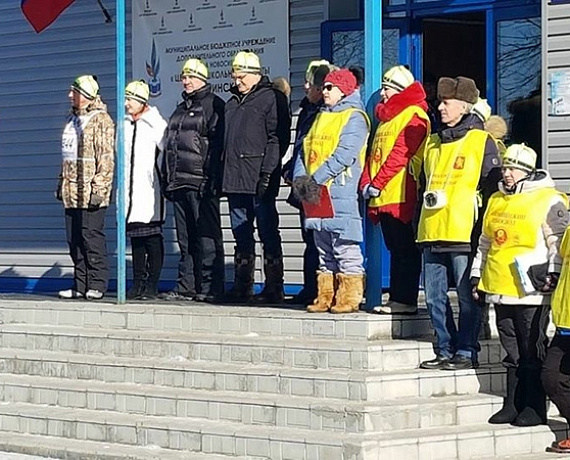 Новосибирская "РОДИНА" приняла участие в организации массовой лыжной гонки
