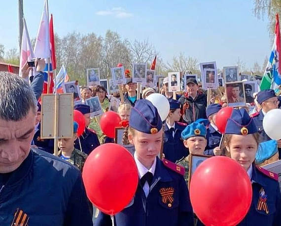 Торжественный митинг на День Победы в микрорайоне Пашино открыл Вячеслав Илюхин