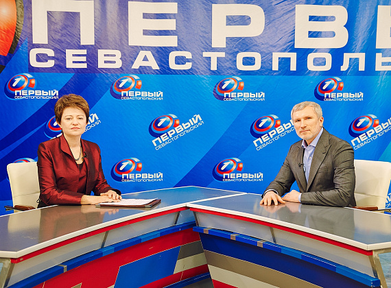 Алексей Журавлёв в Севастополе, 14 марта 2014 г.