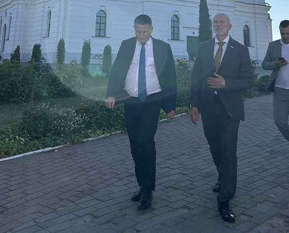 В Брянске Алексей Журавлев посетил Свенский Успенский мужской монастырь