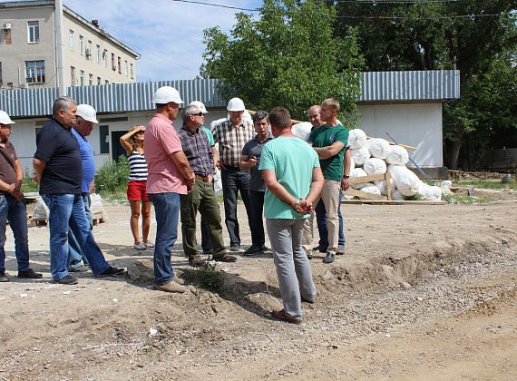 Журавлёв посетил стройплощадку медфакультета ПГУ в ПМР, 13.07.2015