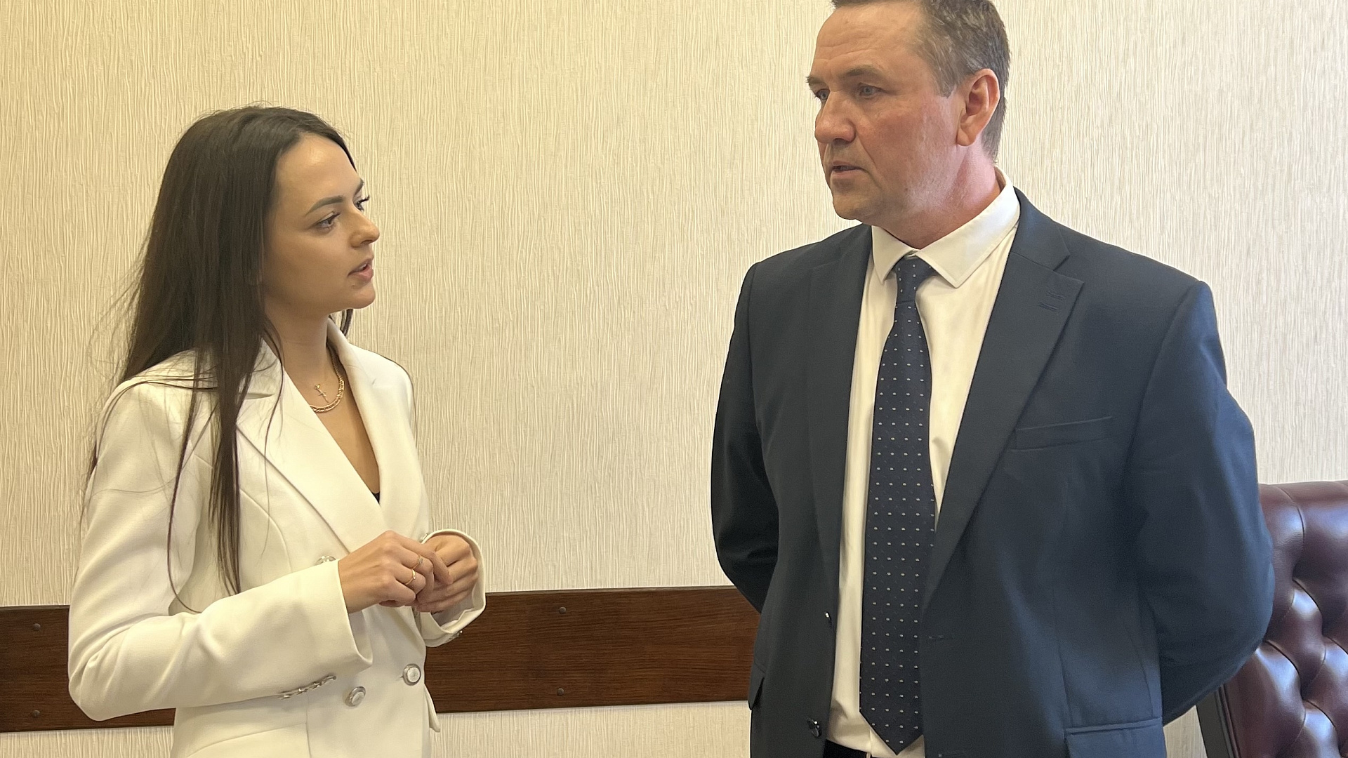 Екатерина Ткаченко встретилась с зампредом правительства Кировской области Андреем Лучининым