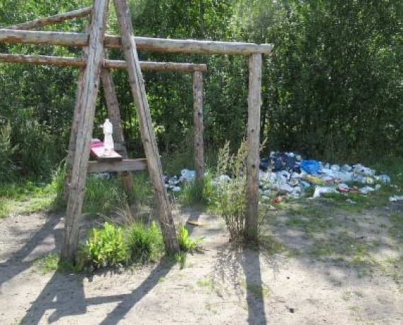 Активисты "РОДИНЫ" очистили берега озер в Ленинградской области