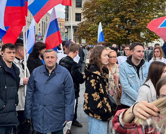 Делегация "РОДИНЫ" посетила концерт, посвященный вхождению в РФ новых регионов
