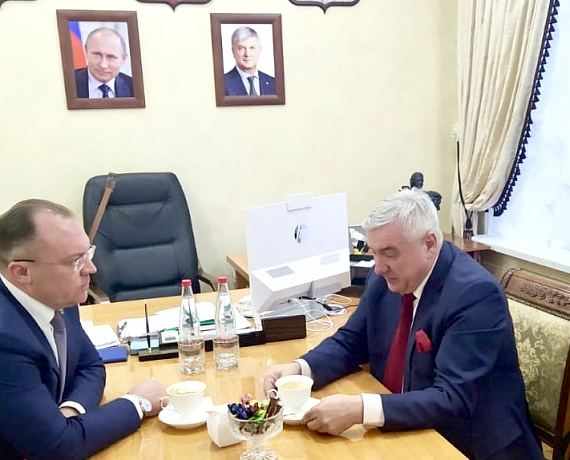 Любомир Радинович с рабочим визитом посетил Павловский район Воронежской области