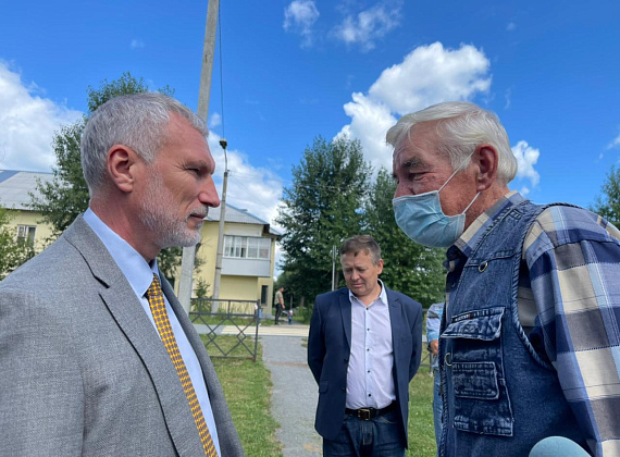 Рабочий визит Алексея Журавлева в Свердловскую область, 06.07.2021