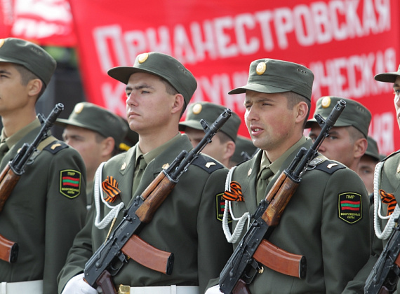 Визит российской делегации во главе с Рогозиным в ПМР, 9 мая 2014 г.