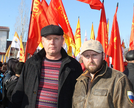 Крым наш: оренбургские патриоты вышли на праздничный митинг