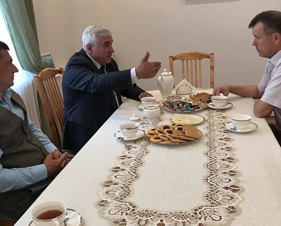 Любомир Радинович провел рабочую встречу с главой администрации Грибановского района