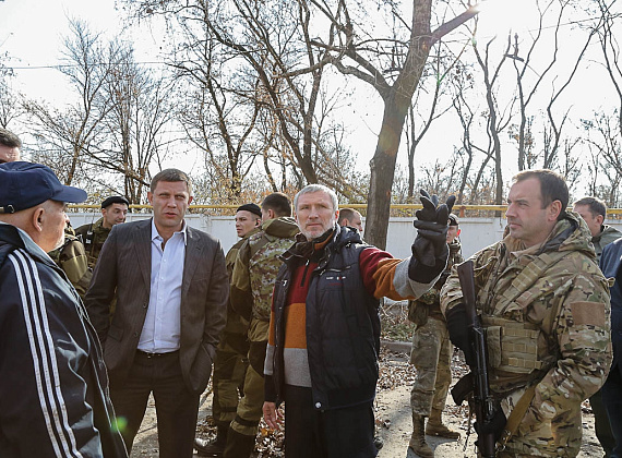 Делегация партии "РОДИНА" в Новороссии, 02.11.2014