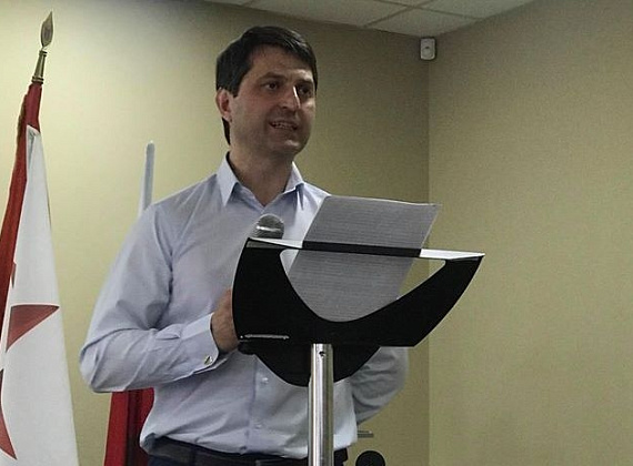 Валерий Шинкаренко и Федор Бирюков на конференции "РОДИНЫ" в Ленобласти (Санкт-Петербург, 27.06.2020)