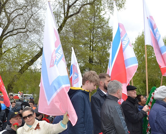 Новосибирская "РОДИНА" приняла участие в торжественном митинге, посвящённом Дню Победы
