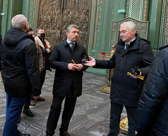 Алексей Журавлев посетил музейно-храмовый комплекс Вооруженных сил России