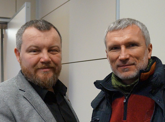 Встреча Алексея Журавлёва с председателем Народного Совета ДНР Андреем Пургиным и депутатом Народного Совета Екатериной Мартьяновой, 30.01.2015