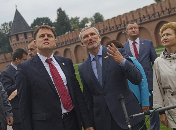 Визит Алексея Журавлева в Тулу, 02.09.2014