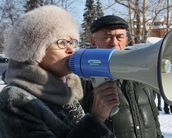Алтайская "РОДИНА" организовала митинг в поддержку экс-мэра Горно-Алтайска