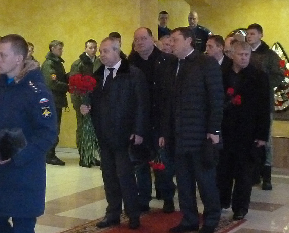 Липецкие соратники проводили в последний путь лётчика-героя Олега Пешкова