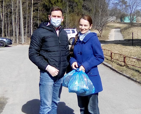 Активисты подмосковной "РОДИНЫ" оказали продовольственную помощь гражданам