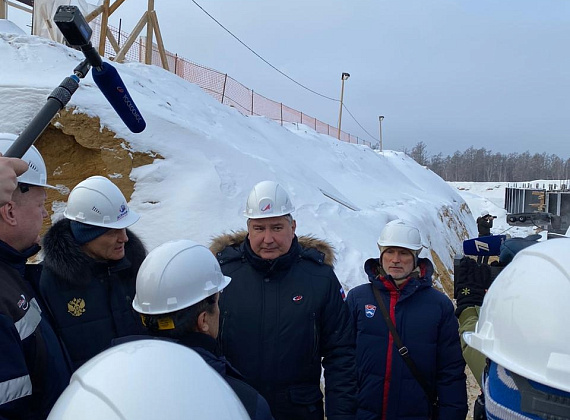 Рабочий визит Алексея Журавлева на космодром "Восточный", 16.12.2019