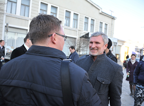 Один день визита делегации партии "РОДИНА" и РУСИНТЕРНА в Крым, 15 марта 2014 г.