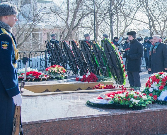 Накануне Дня защитника Отечества воронежская "РОДИНА" почтила память павших