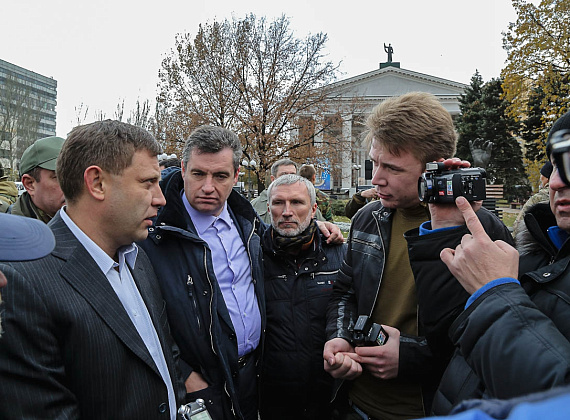Делегация партии "РОДИНА" в Новороссии, 02.11.2014