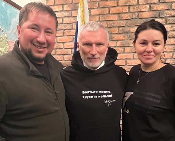 Алексей Журавлев встретился с боевым товарищем и соратником Александром Голдманом