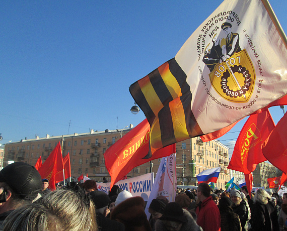 Рязанская "РОДИНА" вышла на митинг в поддержку Крыма