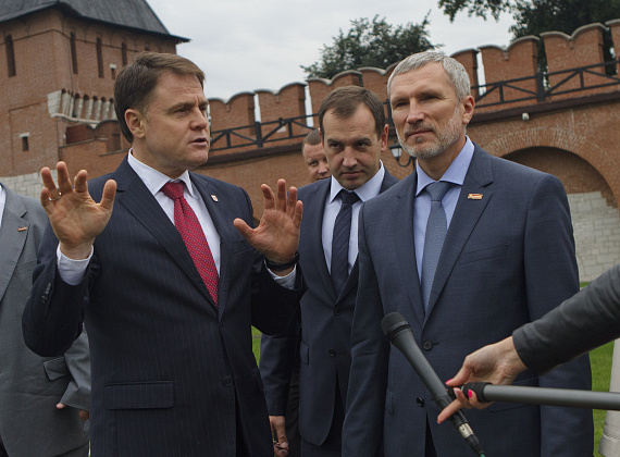 Визит Алексея Журавлева в Тулу, 02.09.2014