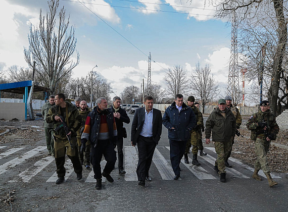 Делегация партии "РОДИНА" в Новороссии, 02.11.2014
