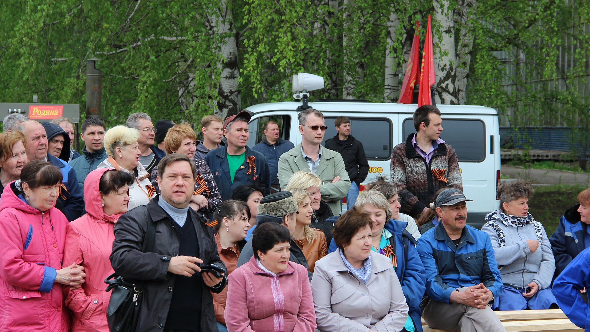 Самарская "РОДИНА" приняла участие в проведении митинга на авиазаводе