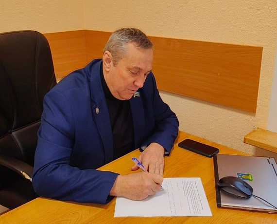 Депутат Тамбовской гордумы от "РОДИНЫ" Валерий Стариков провел прием граждан