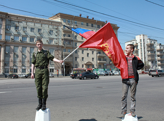 Автопробег "Мир! Труд! Новороссия!" 1 мая 2014 г.