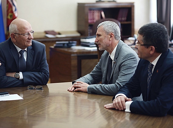 Рабочий визит Алексея Журавлёва в Оренбургскую область, 07.09.2015
