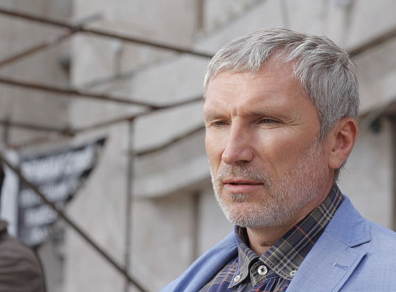 Алексей Журавлёв в Донецке: пресс-конференция, общение с прессой, интервью (часть 1), 12 июня 2014 г.