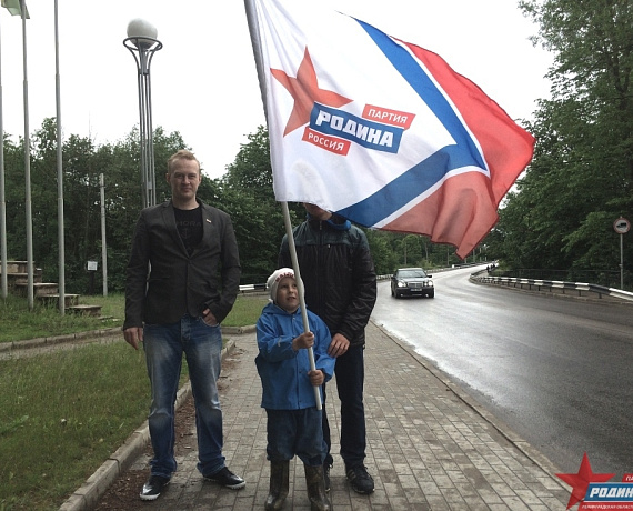 Активисты "РОДИНЫ" отпраздновали День России в Ленобласти